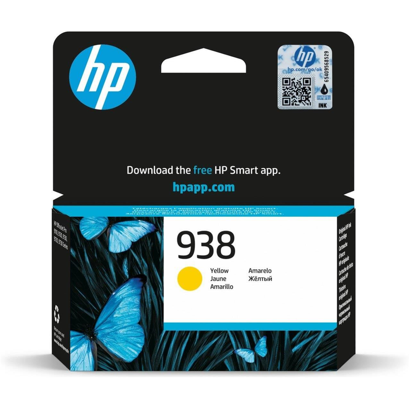 HP 938 Original Ink Cartridge - Yellow 4S6X7PE