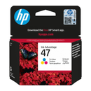 HP 47 Original Ink Cartridge - Tri-Colour Cyan Magenta Yellow 6ZD61AE