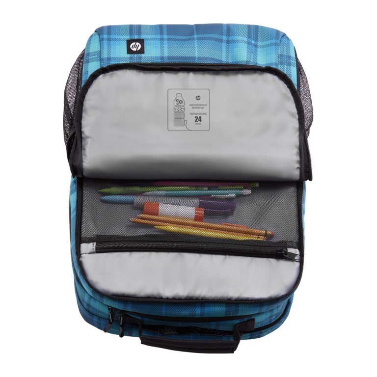 HP Campus XL 16.1' Notebook Backpack Tartan Plaid 7J594AA