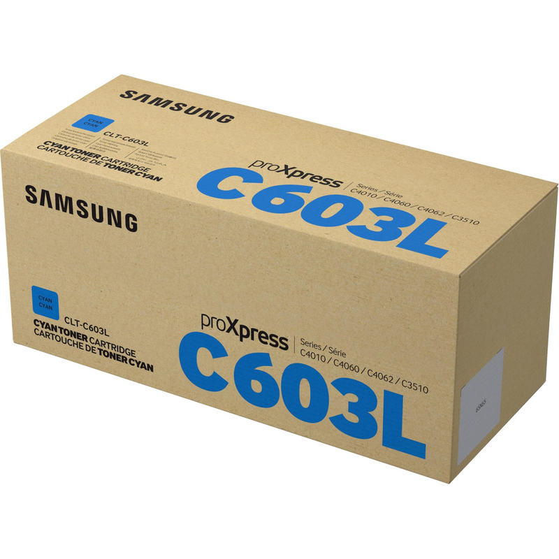 Samsung CLT-C603L High Yield Original Toner Cartridge - Cyan SV232A